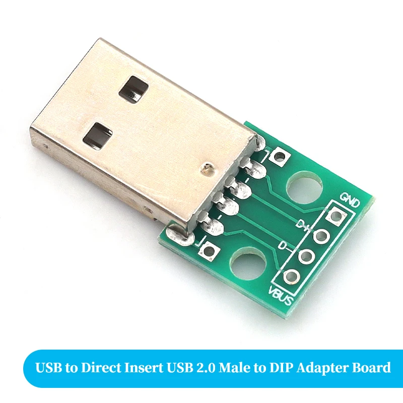 Compact USB Interface to DIP PCB Converter Adapter Board