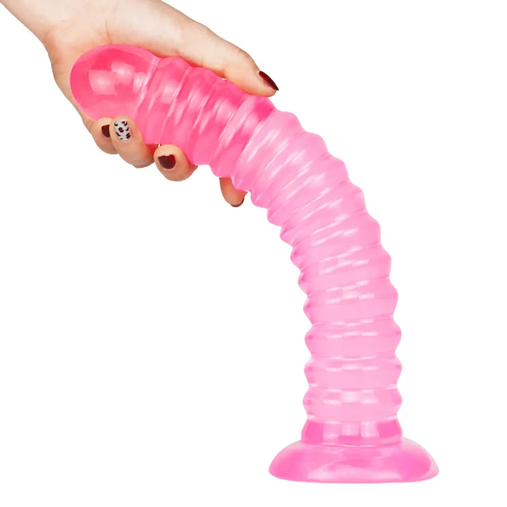 Jelly 6 Style Analdildo mit Saugnapf Riesige Dildos Sexspielzeug für Frauen Männer Gefälschter Schwanz Großer Analbutt_voghion.com