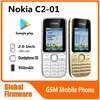 Nokia C2 C2-01 GSM Mobile Phone Hebrew Keyboard Support The Logo on Button Unlocked 2G 3G Cellphone used phone 1