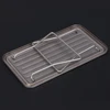 Mini Titanium Alloy Portable Plate Outdoor Folding Camping BBQ Grill Grate Ultralight Mini Table for Hiking Picnic Barbecue 4