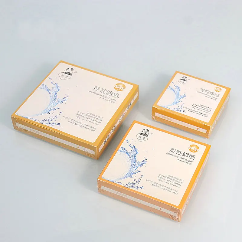

100Pcs/pack Laboratory 7cm/9cm/11cm/12.5cm/15cm/18cm Qualitative Cotton Fiber Filter Paper with Fast/Medium/Slow Speed