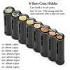 Creative Portable Coin Storage Multi Pockets Euro Wallet Waist Bag 8 Slots Euro Coin Holder Cash Money Bill Safe Fanny Pack 3