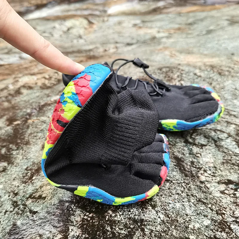 Unisex Split Toe Men FiveFingers Casual Sneakers Climbing Drainage Mesh Women Canyoning Quick Drying Water Shoes_vogvips.com