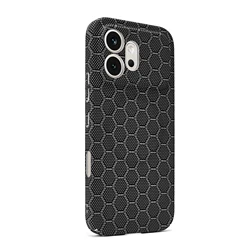 Premium Carbon Fiber Texture Slim Magnetic Phone Case - Smooth - Touch Shockproof Protection Cover - Honor 600 Pro (D)