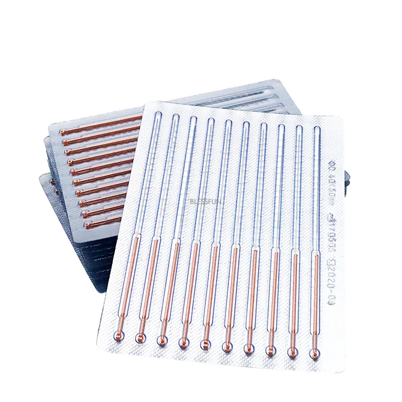 100 hwato Copper handle Disposable Acupuncture Needles disposable acupuncture needle 0.18/0.25/0.30/0.35mm High Quality Acupuncture needle