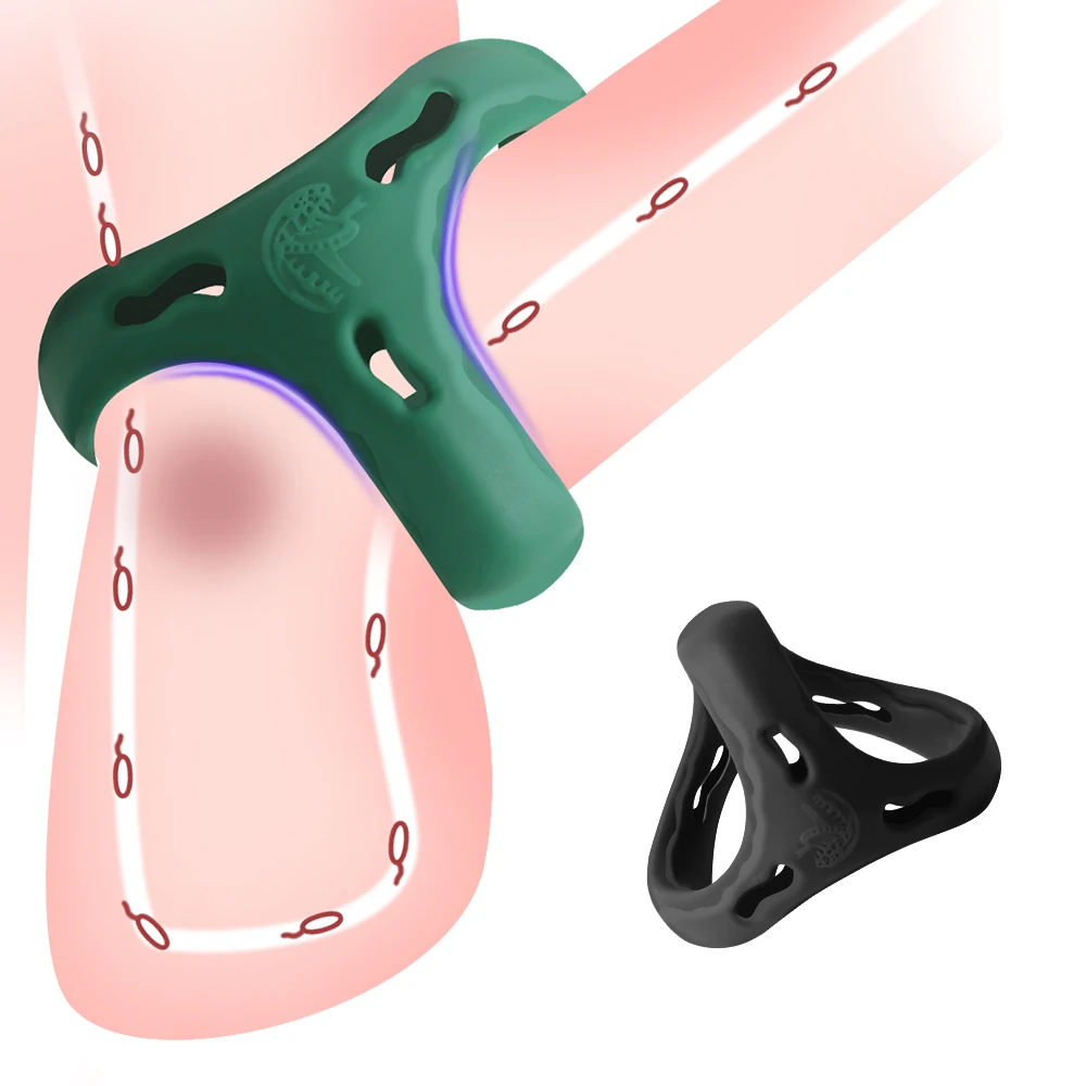 Penis Ring Male Cock Ring Delay Ejaculation Penis Lasting Erection Sex Toy Men Scrotum Testis Restraint Reusable