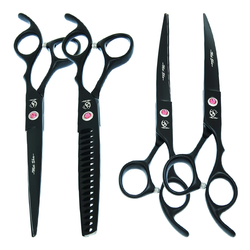 

Meisha 7.0" Professional Pet Grooming Cutting Scissors Curved Hair Shears Fish Bone Thinning Clipper Dog Cat Accessories B0033A