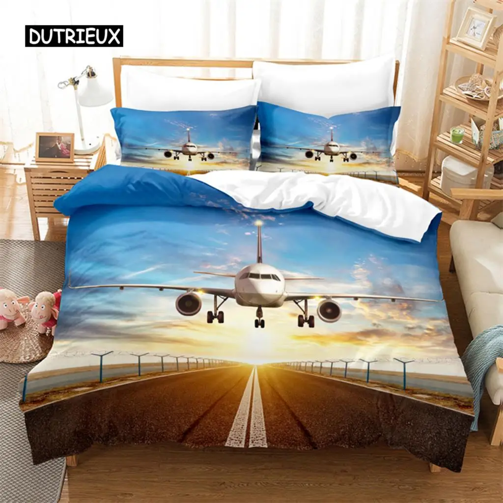 

Aircraft, Vehicle Bedding Set Duvet Cover Set 3d Bedding Digital Printing Bed Linen Queen Size Bedding Set Fashion Design