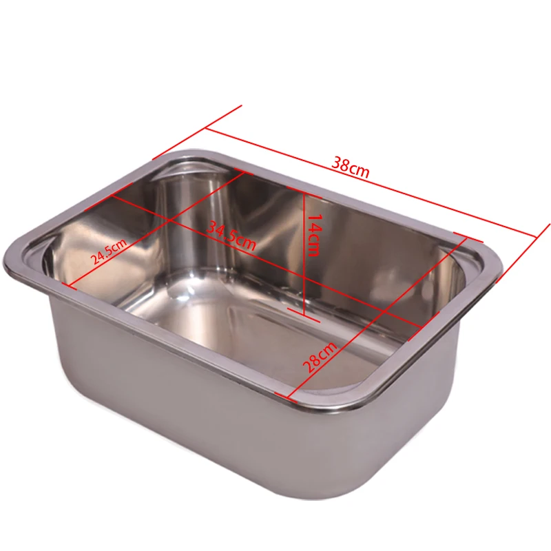 RV Sink Square Stainless Steel Cutting Board Used For Caravan Yacht Self-Driving Travel Kitchen