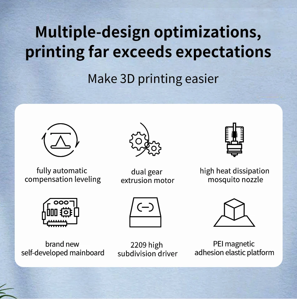 S9e4e4ad8526f4d5ebbf0b5204ef89d6aY JG MAKER A9 Pro Przemysłowa drukarka 3D Duża objętość wydruku 500x400x600mm Automatyczne poziomowanie łóżka Marka Zasilacz Kolej
