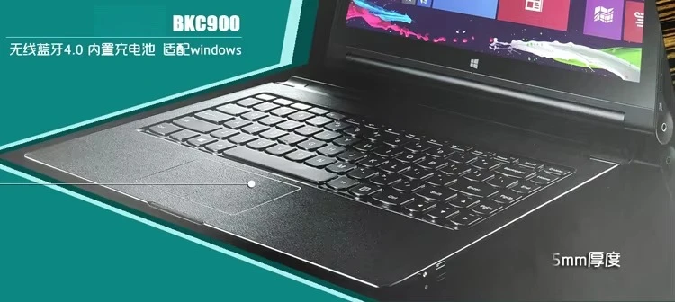 BKC800 BKC900 Bluetooth 4.0 Keyboard Cover for + Touchpad for Win8 Win10 Surface4 pro Yoga Tablet2 13.3inch