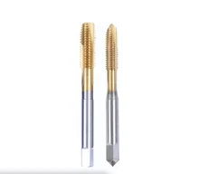

1pc Tap titanize straight screw tap Drill bits Machine Point Thread M2.5-M10
