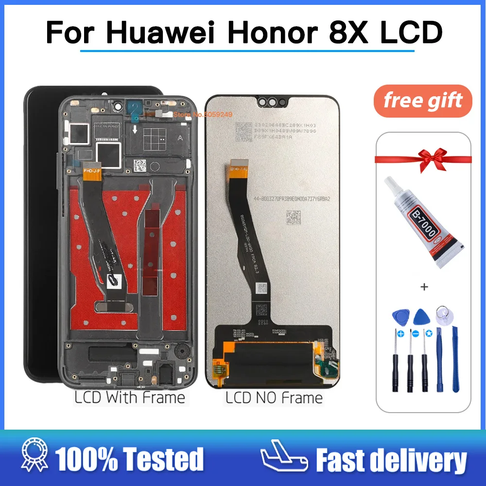 For Honor 8x Jsnl21 Lcd Display Touch Screen Digitizer Jsnl22 L23 L42