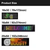 LED Matrix Pixel Panel Devil's Eye Car Sign Animation Display Flexible Screen App Control DIY Programmable For Store Hotel Bar 2