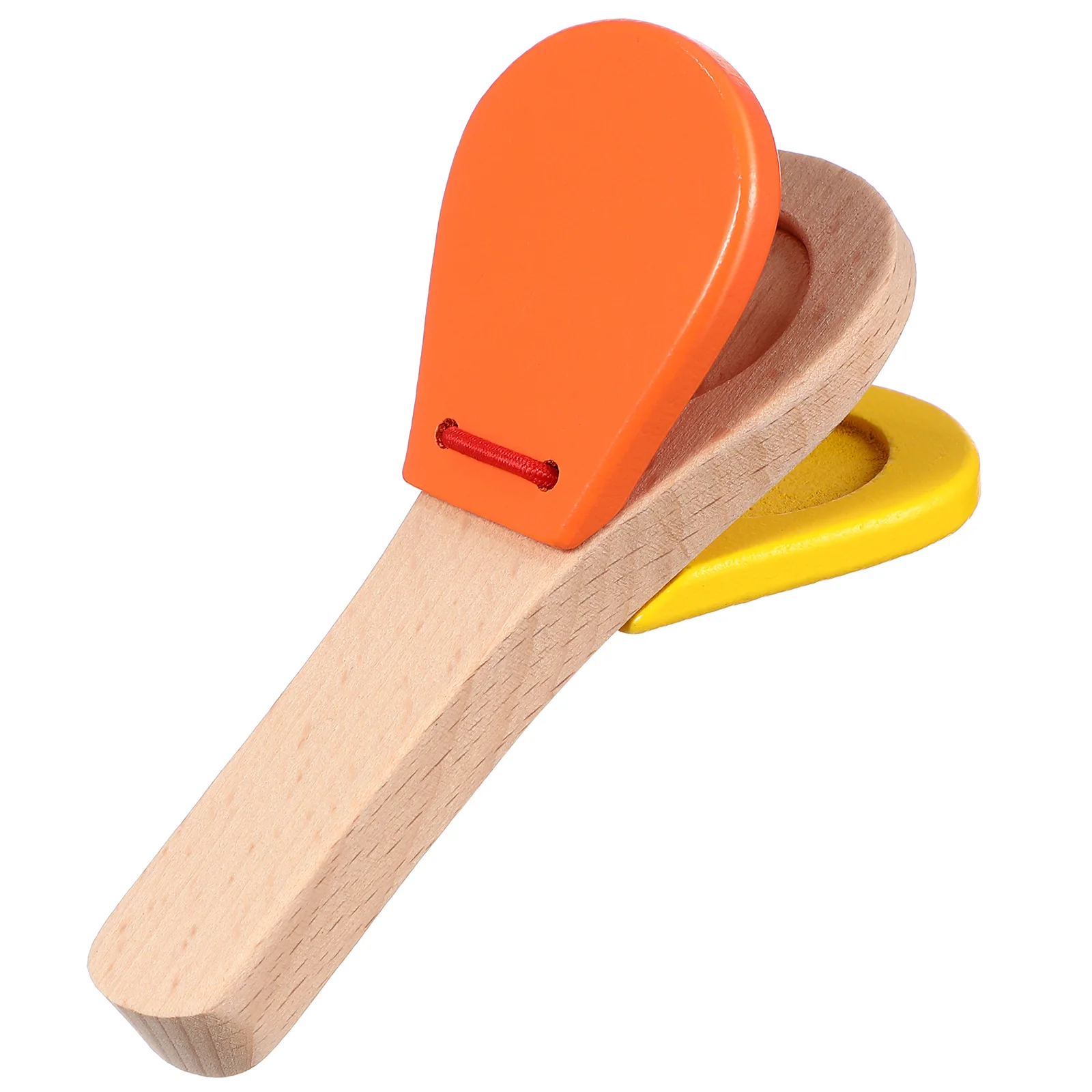 

Toyvian Kids Wooden Toys Musical Wooden Castanet Clapper Finger Castanet Board Educational Early Learning Musical