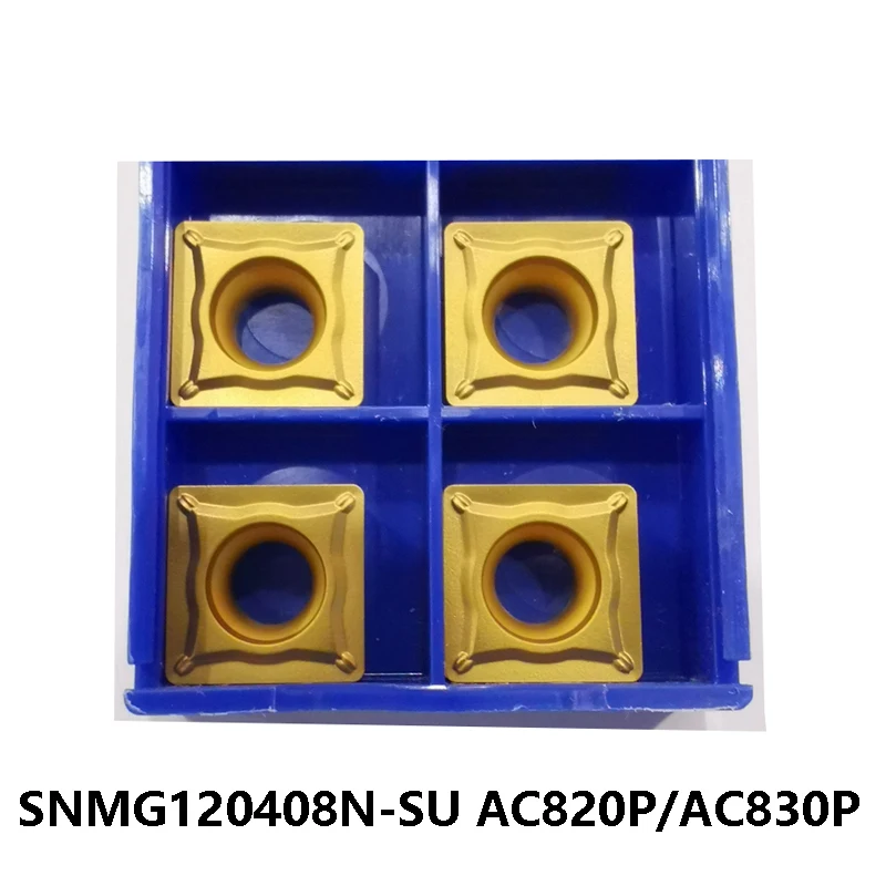 snmgオリジナルsnmg120408n-su-ac820p-ac830p-snmg120408-n-suホルダー刃旋削工具のcnc機械切削インサート120408