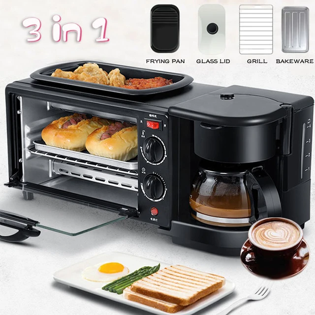 Breakfast Sandwich Maker 3 in 1 Breakfast Oven - China Machine with Toast  Oven Pot and 3-in-1 Breakfast Maker price