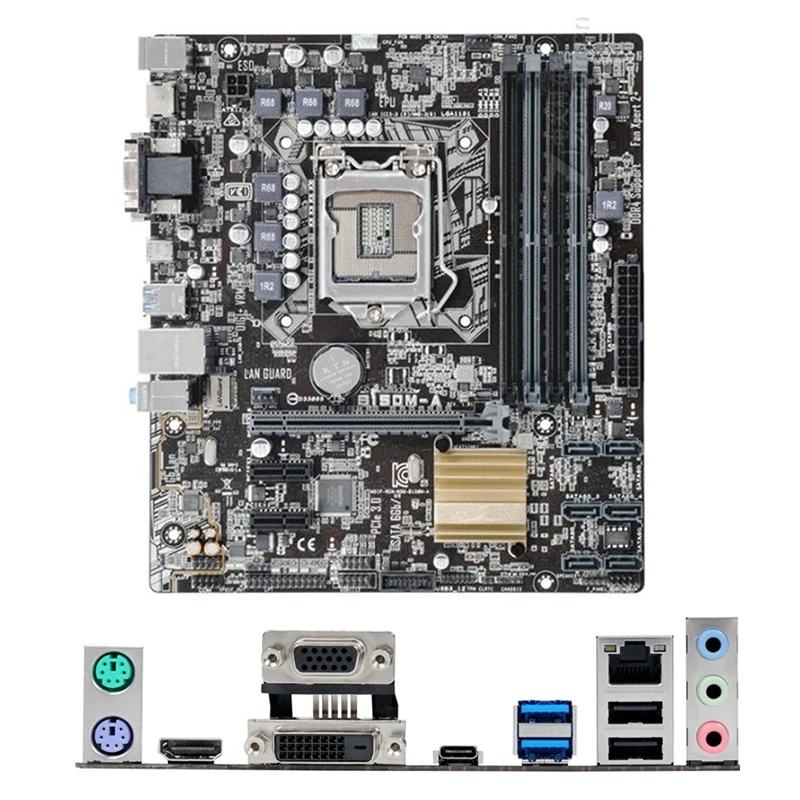 

Оригинальная материнская плата Intel B150, б/у, LGA1151 LGA 1151 DDR4 64 Гб USB2.0 USB3.0 SATA3, десктопная материнская плата