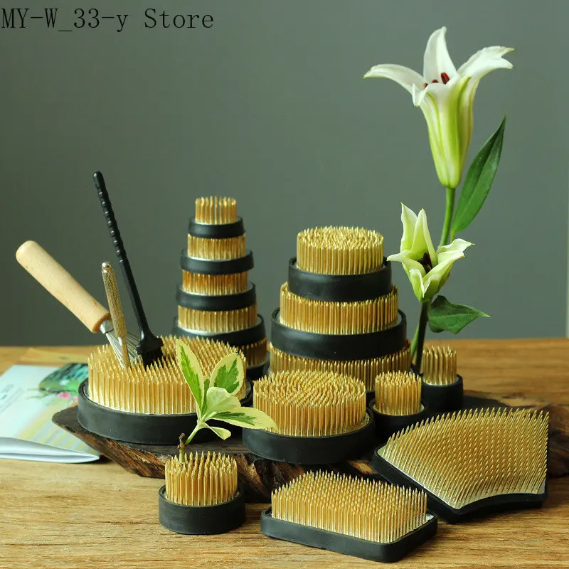 置物 Hana Flower Frog Trio & Tool Set | hanataba.co – Hanataba.co