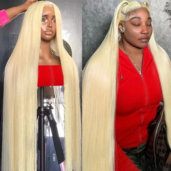 250% 300% High Density Lace Wigs 613 Hd Lace Frontal Wig 13x6 Bone Straight Blonde Wig 13x4 Lace Front Human Hair Wigs For Women 1