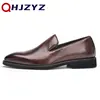 Men Red Sole Loafers Shoes PU Solid Color Fashion Business Casual Party Daily Versatile Simple Classic Dress Shoes Big Size 47 3