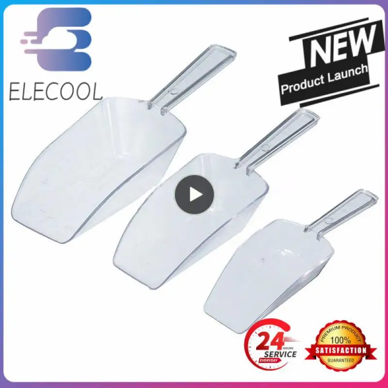 Cucina Crema Buffet Farina Mini Pale Di Ghiaccio Trasparente Cibo Caramelle Scoop Plastica