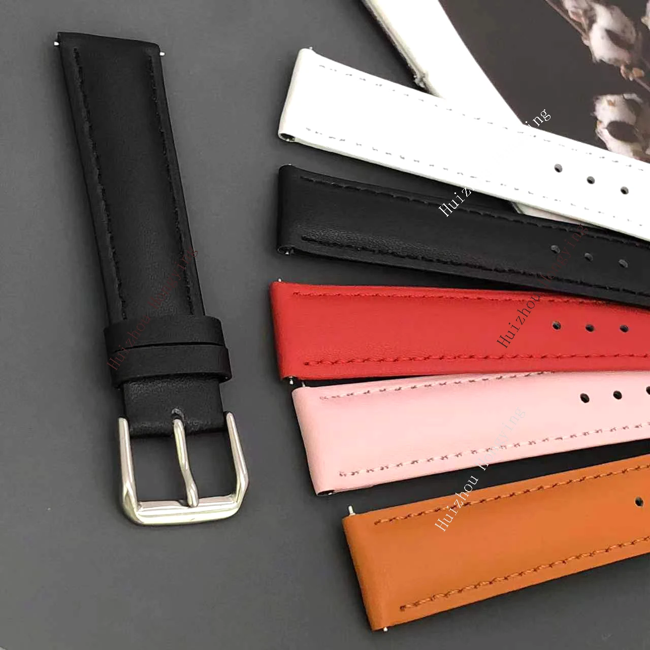 Stylish PU Leather Smart Watch Strap – 18mm/20mm Bracelet Collection
