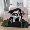 Rapper MF DOOM Hot Singer Printed Blanket Picnic Blankets Warm Blanket Soft and Comfortable Blanket Home Travel Birthday Gift 3