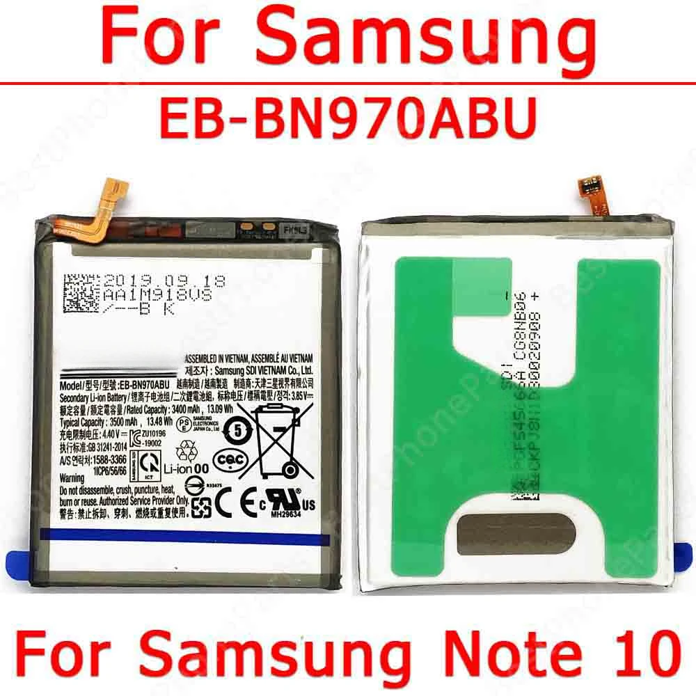 High-Capacity Li-ion Battery Replacement for Samsung Galaxy Note Series Smartphones
