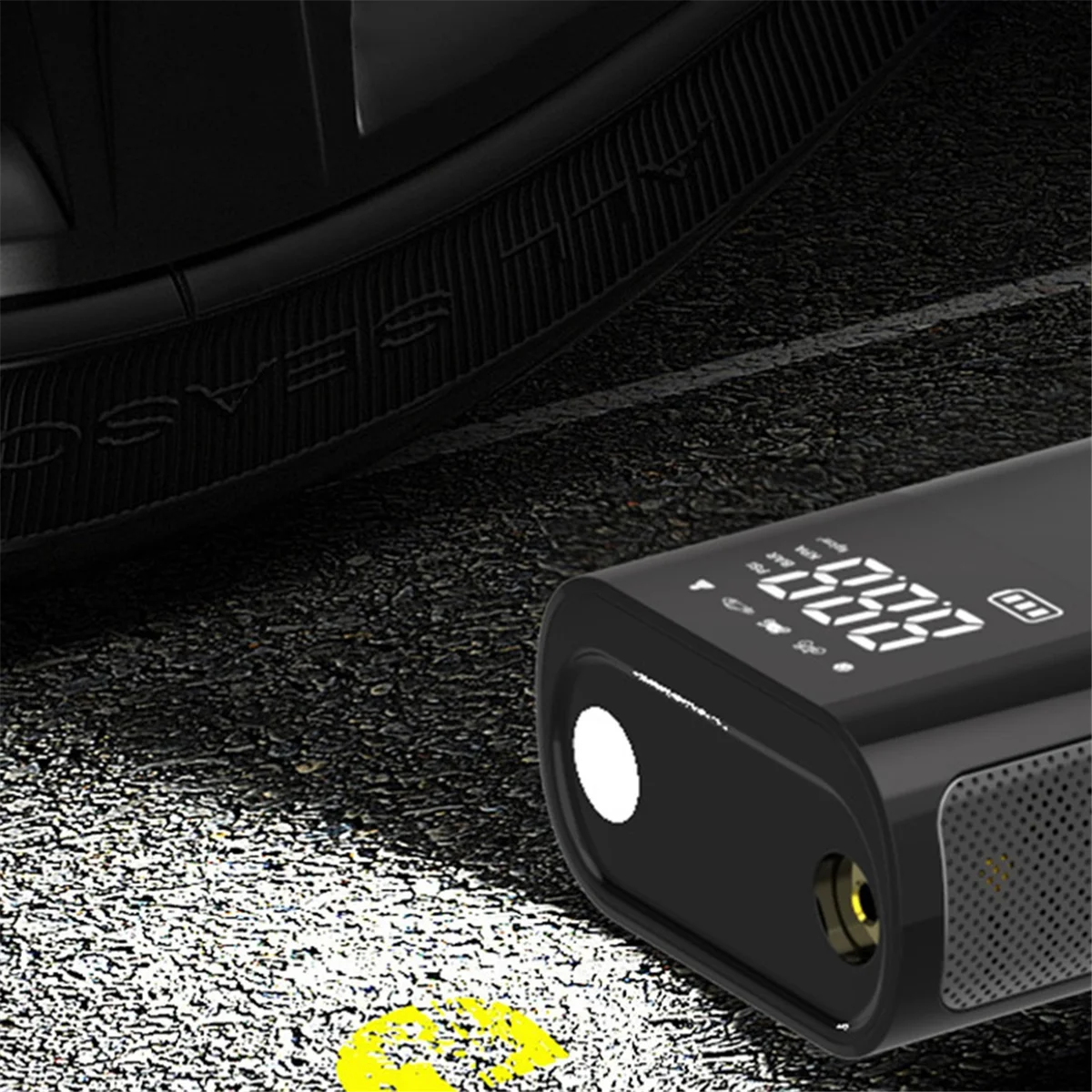 

CARSUN Portable Inflator Compressor Pump with LED Lamp for Car Motorcycle Tyre Balls Wireless Electric Car Air Tire Pump