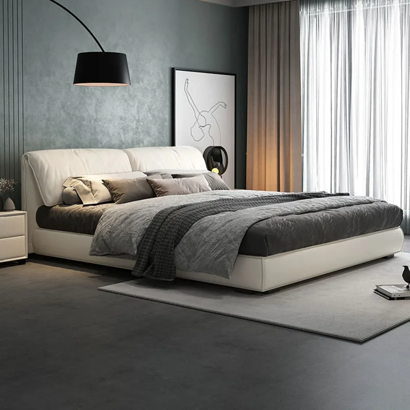 Design Hotel Beds Wood Floor Upholstered Modern Living Room Luxury Sheets Japanese Beauty Camas Infantiles Home Furniture