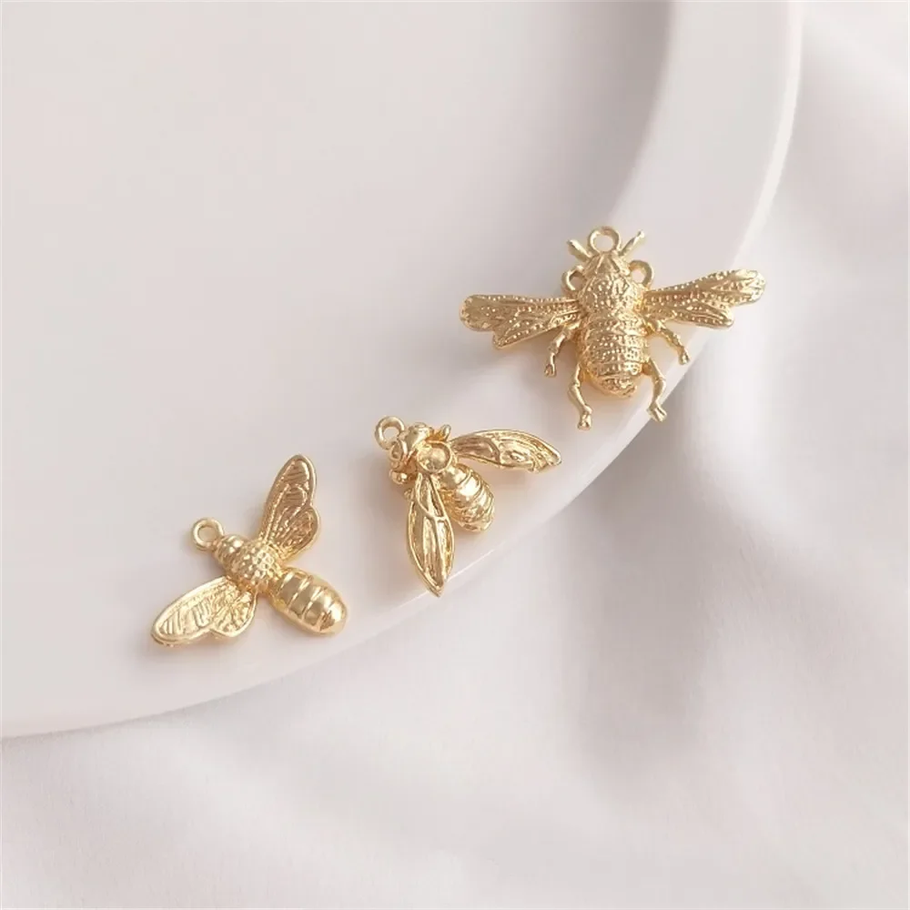 

14K Gold Plated Zirconium Tail Pendant 14K gold whale Mermaid Tail pendant Diy earrings accessories