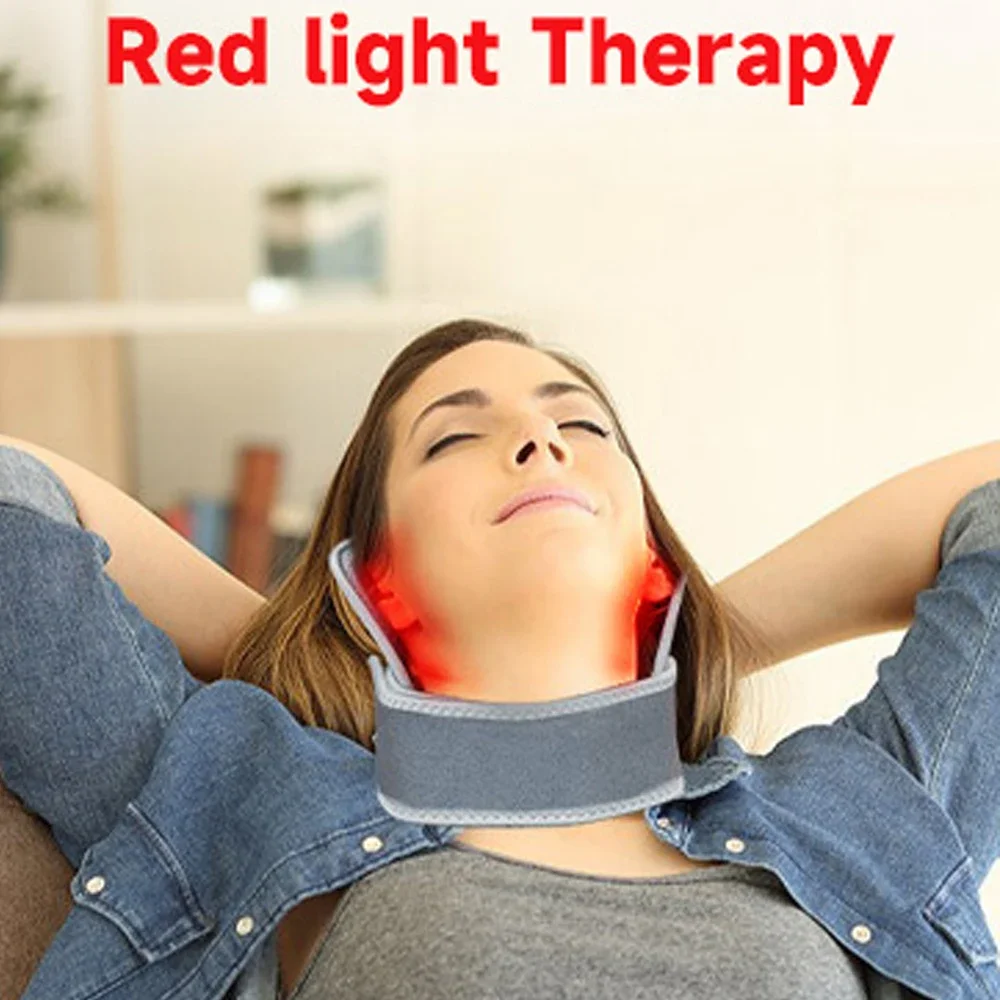 60 LEDs Red＆Infrared Light Therapy Belt 850nm 660nm Back Burn Fat Wrap Slimming Machine Waist Heat Pad Full Body Joints Muscle light therapy belt