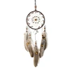 Retro Maple Leaf Dream Catcher Wind Chimes Indian Style Feather Car Pendant Dream Catcher 1