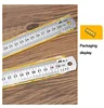Straight Ruler Double Side Stainless Steel Metric Ruler Precision Measuring Tool 15cm/20cm/30cm/50cm School Office Supplies 6