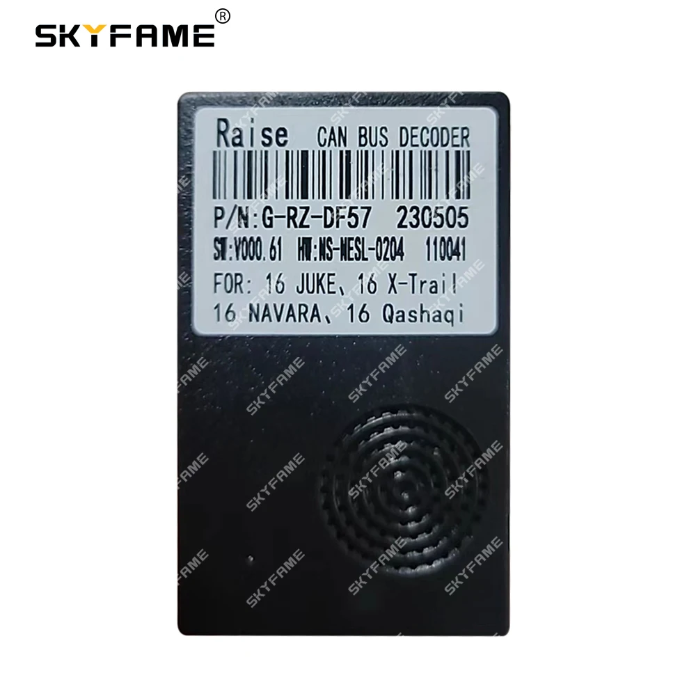 SKYFAME Car 16pin Wiring Harness Adapter Canbus Box Decoder Android Radio Power Cable For Nissan X-Trail Qashqai Kicks NS-SS-04A car accessories cable