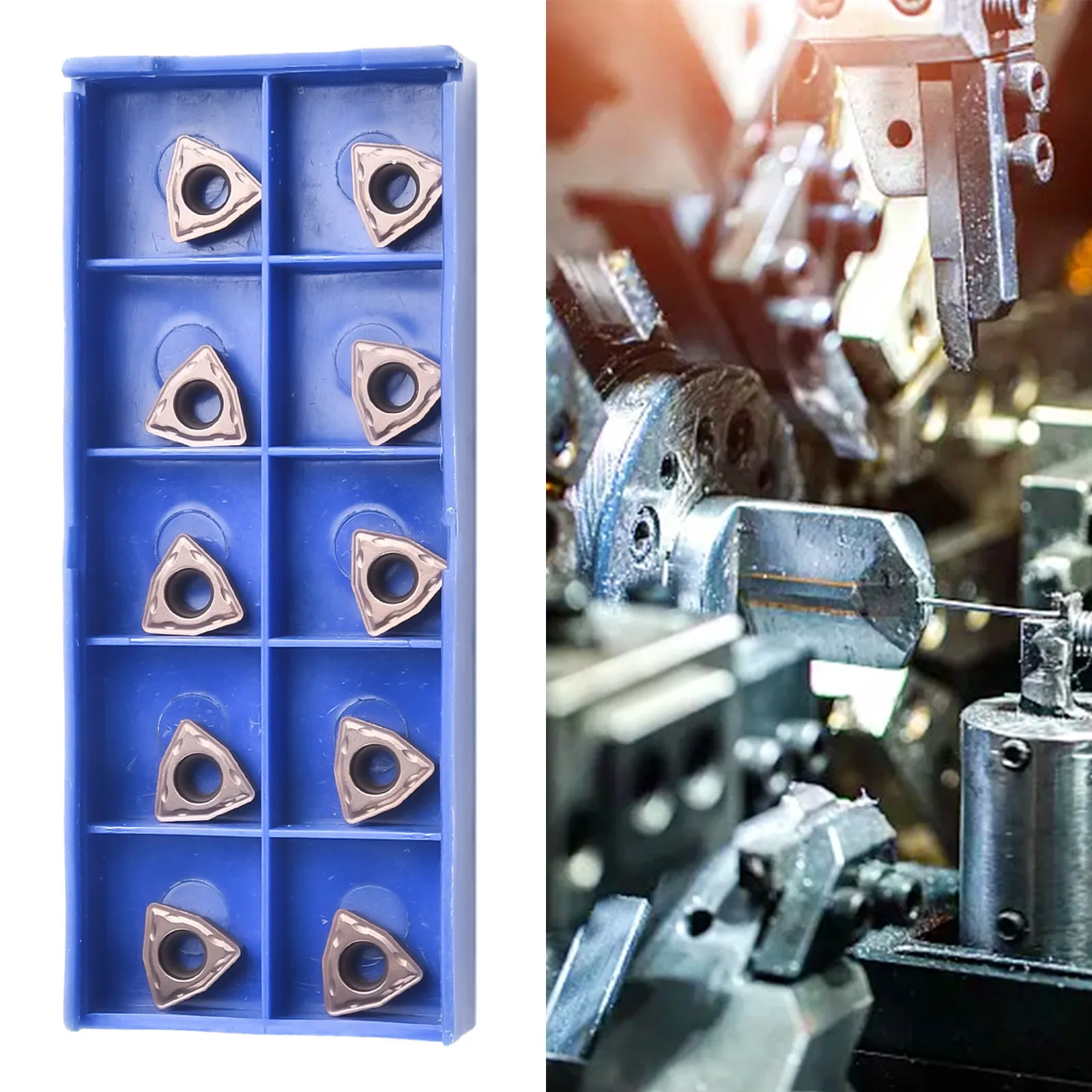 

WCMX050208-SF вставка с высоким захватом обеспечивает строгую устойчивость к ударам для получистового цементированного карбида