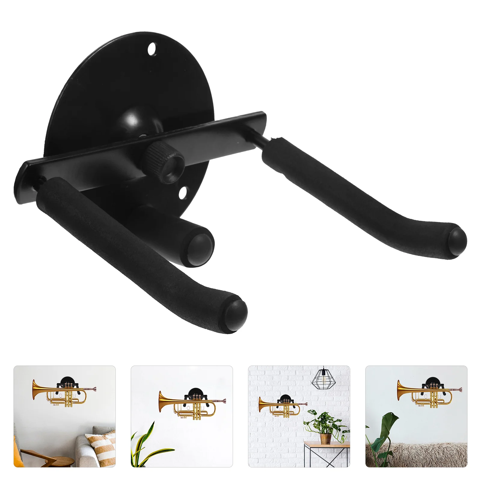 

Trumpet Wall Hook Holder Hanger Stand Mount Guitarpiccolo Pocket Instrument Display Instrument Musical Rack Horizontal Hang