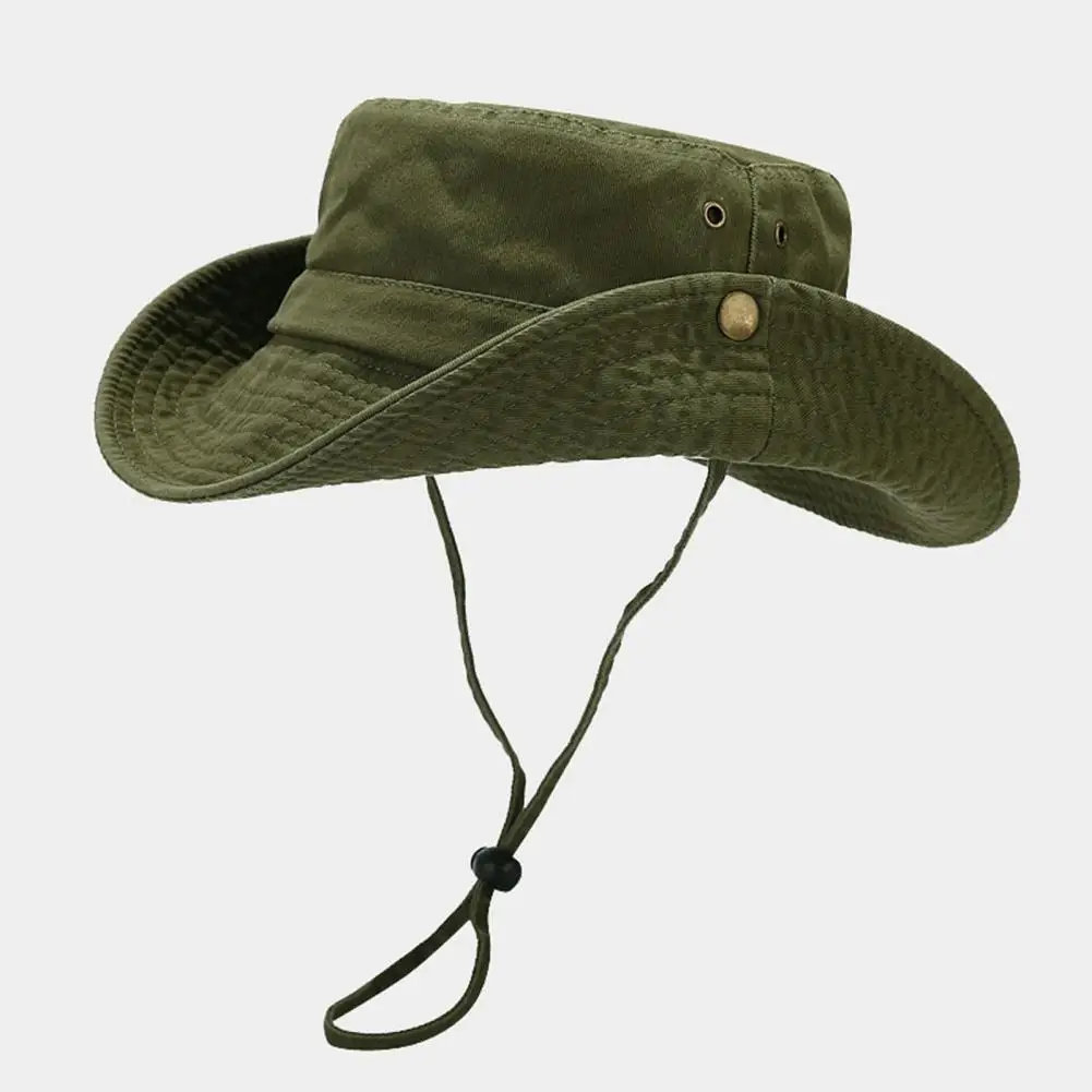 Sun Hat Fisherman Hat Sun Protection Hat Fishing Hat Sunshade Unisex Anti-uv Outdoor Bucket Summer Fishing Beach Packable String Adult Summer