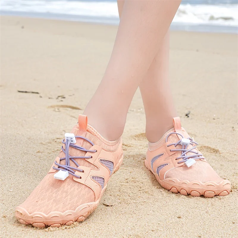 Women Men Water Shoes Upstream Wading Swimming Barefoot Five Fingers Aqua Shoes Beach Seaside Gym Fitness Unisex Sneakers water shoes aqua shoes barefoot shoes