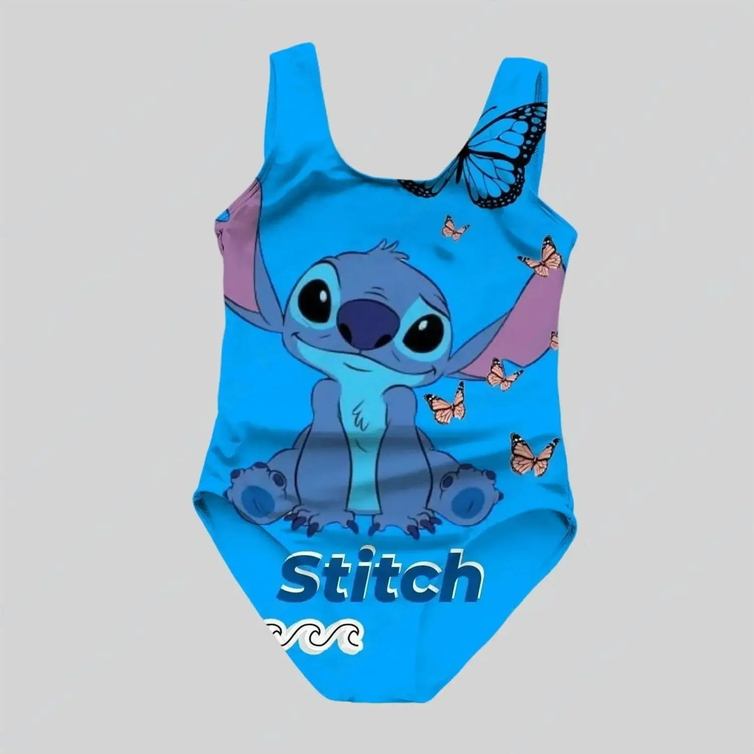 New Summer One-Piece Swimsuit Girl Cartoon Fashion Cute 3d Printed Women's Swimsuit Sleeveless Beach Vacation Sports Swimsuit 2