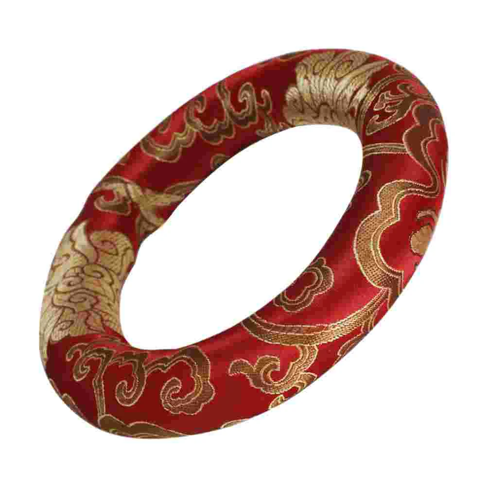 

Accessories Meditation Bowl Gasket Washers Bolster Pillow Decorative Silk Singing Pad