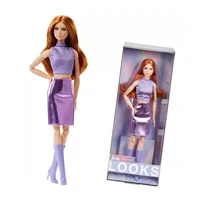 Muñeca Barbie Original Looks Signature Fashion 1/6, vestido rubio con múltiples articulaciones, accesorio a juego, colección de juguetes para niñas, tema de postre - Imagen 3