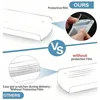 2pc Clear Acrylic Storage Rack Wall Mounted Book Floating Shelf Makeup Display Stand Holder Bathroom Kitchen Organizer 6