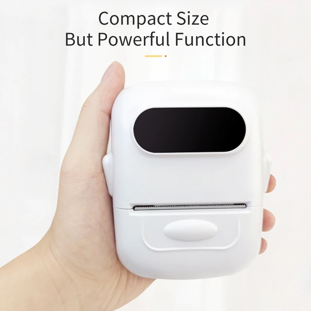 Mini impresora térmica portátil P50, máquina de etiquetas inalámbrica,  Bluetooth, etiquetadora, impresión de pegatinas, impermeable - AliExpress