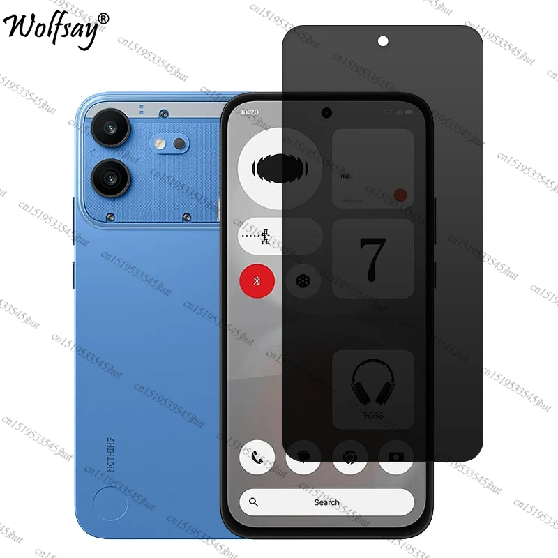 Anti-Spy Tempered Glass Privacy Screen and Camera Protector