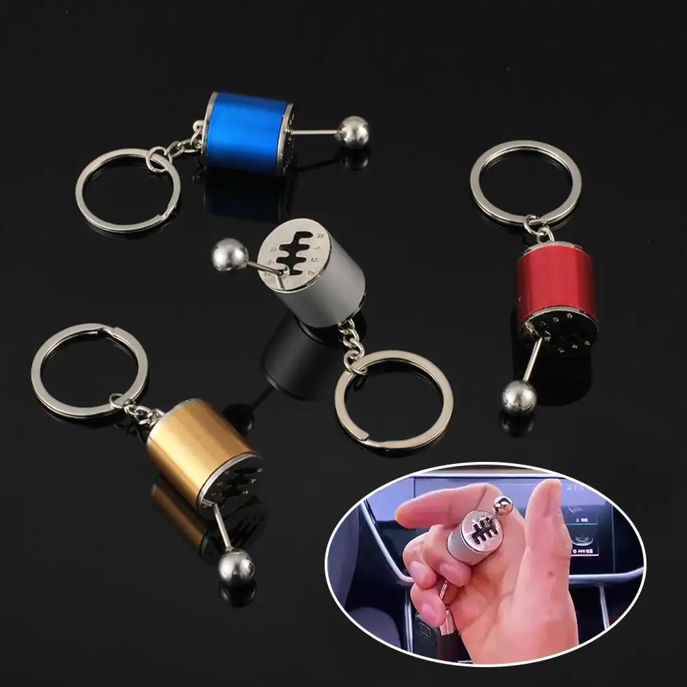 Creative Gear Head Keychain Car-styling Keyring For Car Key Turbo Hub Brake Disc Pendant Shock Absorber Keys Holder Chain