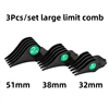 3Pcs/Set Hair Clipper Guards Large Limit Comb For WAHL Hair Cutting Machine Barber Shop Pro Cutting Guide Combs 32/38/51mm Y1018 1