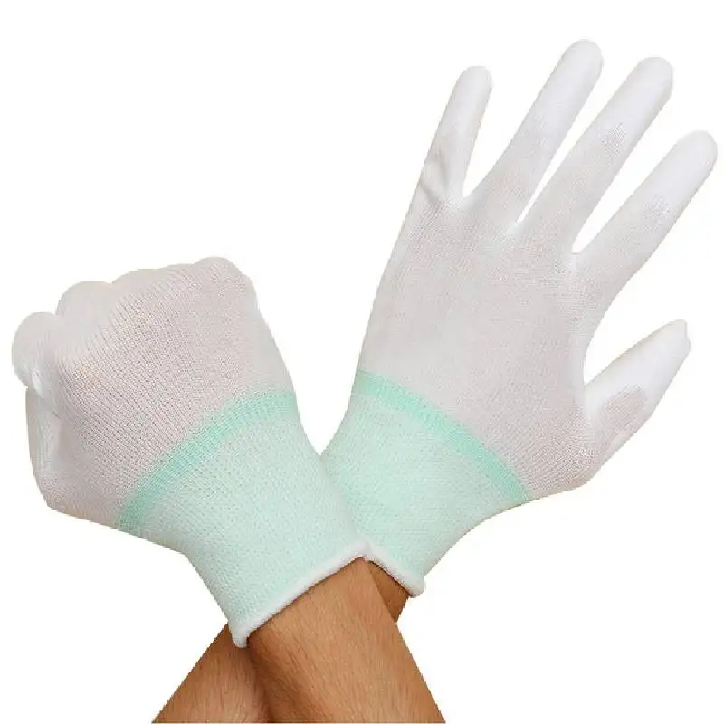 4Pairs White Gloves Cotton Soft Thin Coin Jewelry Silver Inspection