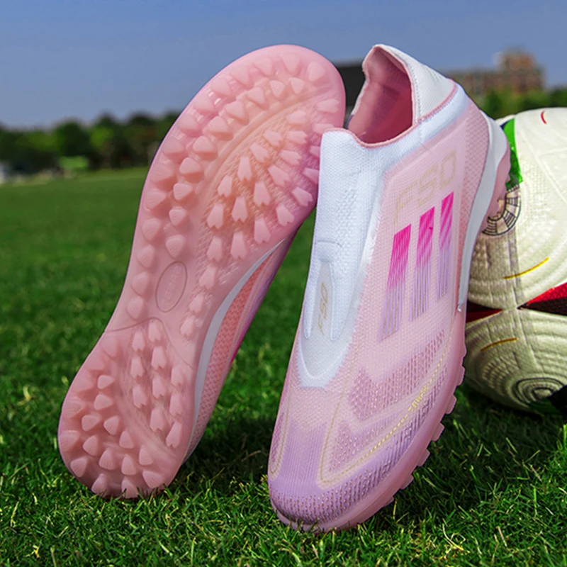 M-2465 الانزلاق على أحذية كرة القدم للرجال التدريب...